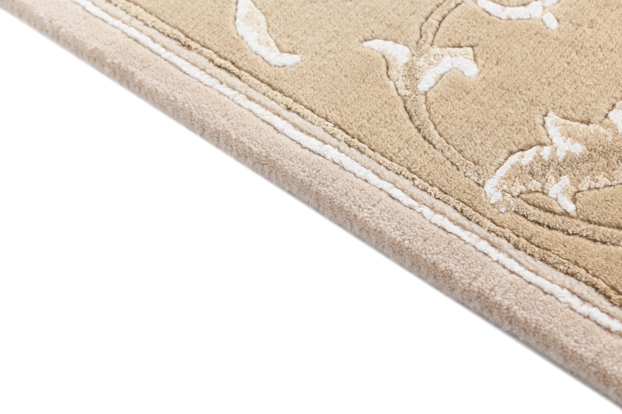 2' 9 x 9' 9 Hand Knotted Darya Wool Runner Rug