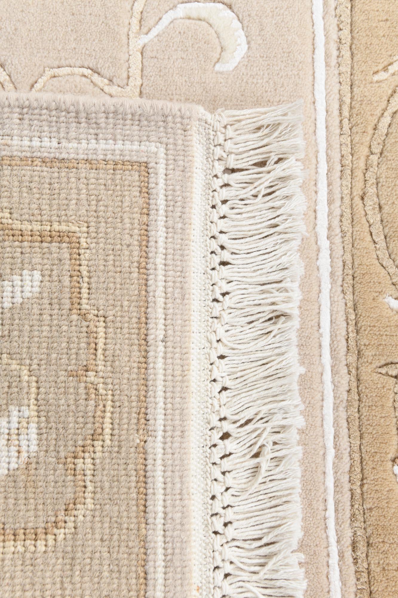 2' 9 x 9' 9 Hand Knotted Darya Wool Runner Rug