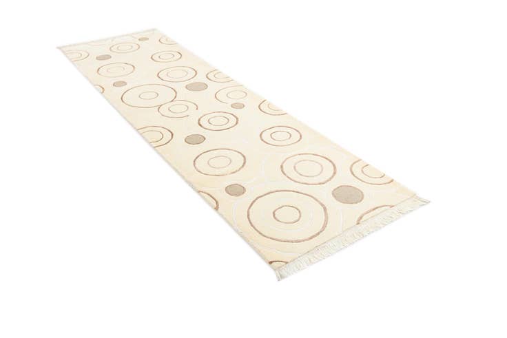 Detail image of 2' 9 x 9' 7 Hand Knotted Darya Wool Runner Rug