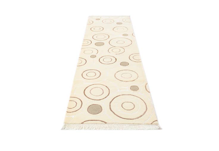 Detail image of 2' 9 x 9' 7 Hand Knotted Darya Wool Runner Rug