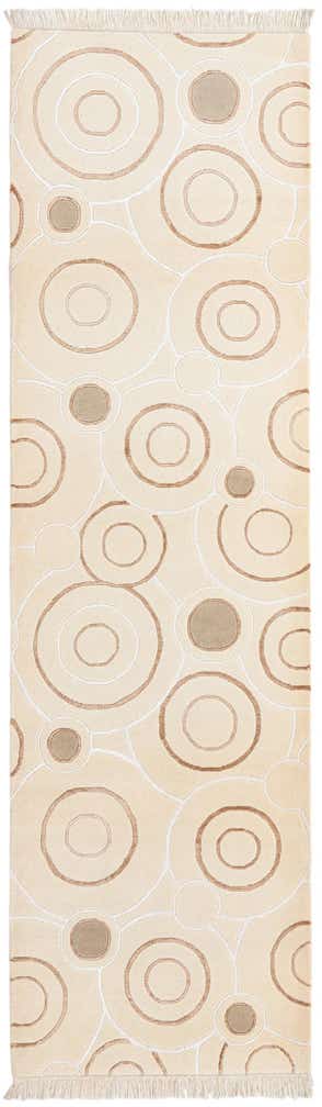 2' 9 x 9' 7 Hand Knotted Darya Wool Runner Rug