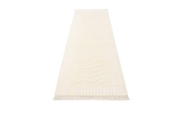 Detail image of 2' 8 x 9' 10 Hand Knotted Darya Wool Runner Rug