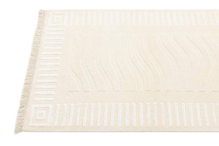 Detail image of 2' 8 x 9' 10 Hand Knotted Darya Wool Runner Rug