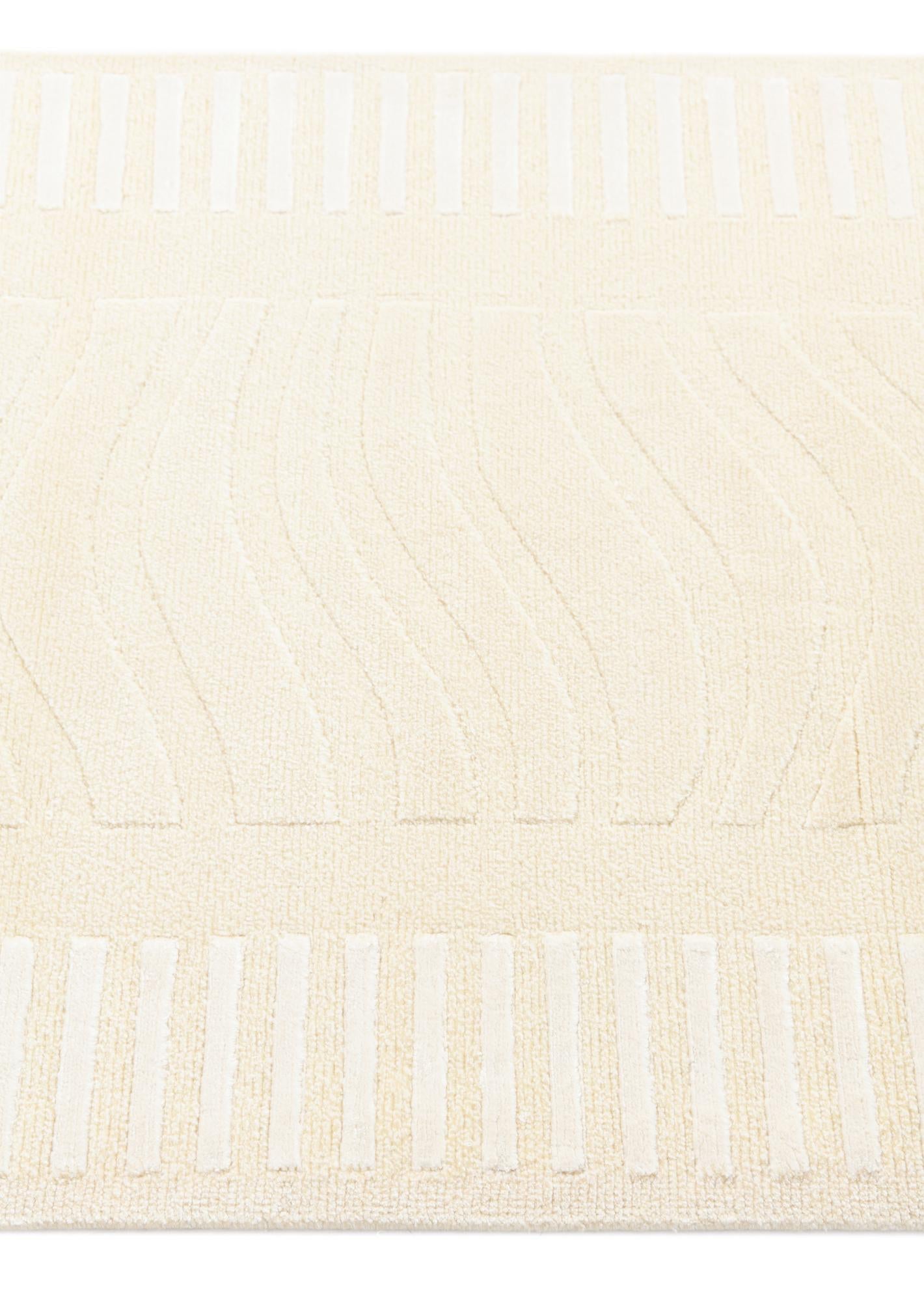 2' 8 x 9' 10 Hand Knotted Darya Wool Runner Rug