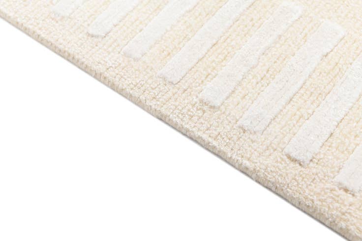 Detail image of 2' 8 x 9' 10 Hand Knotted Darya Wool Runner Rug