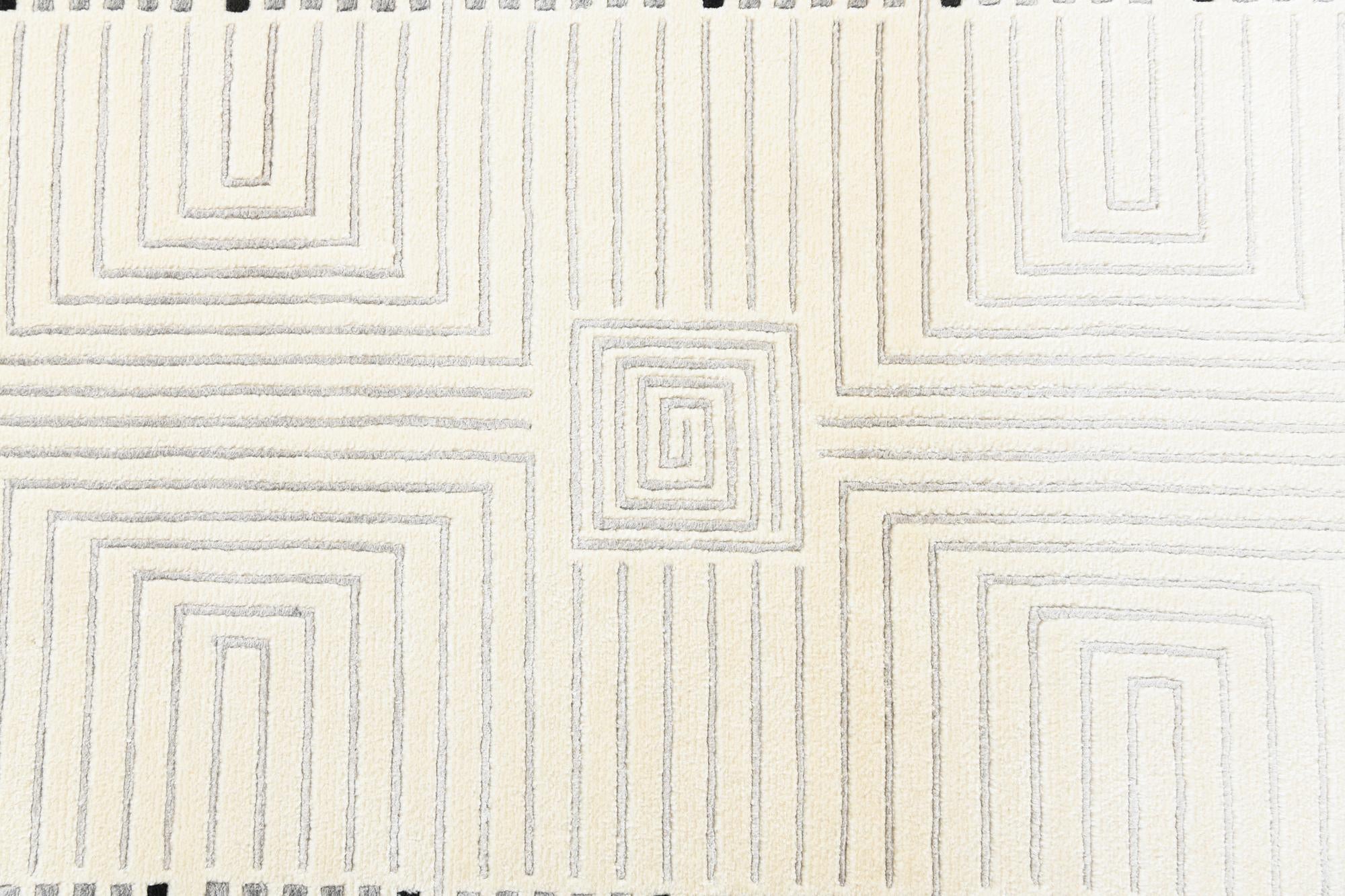 2' 7 x 10' Hand Knotted Darya Wool Runner Rug