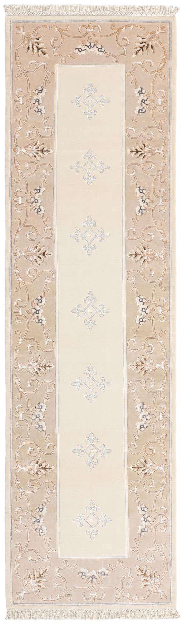 2' 9 x 9' 9 Hand Knotted Darya Wool Runner Rug
