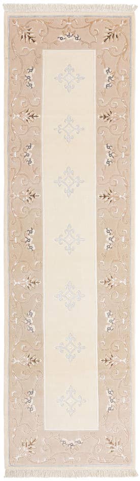 Detail image of 2' 9 x 9' 9 Hand Knotted Darya Wool Runner Rug