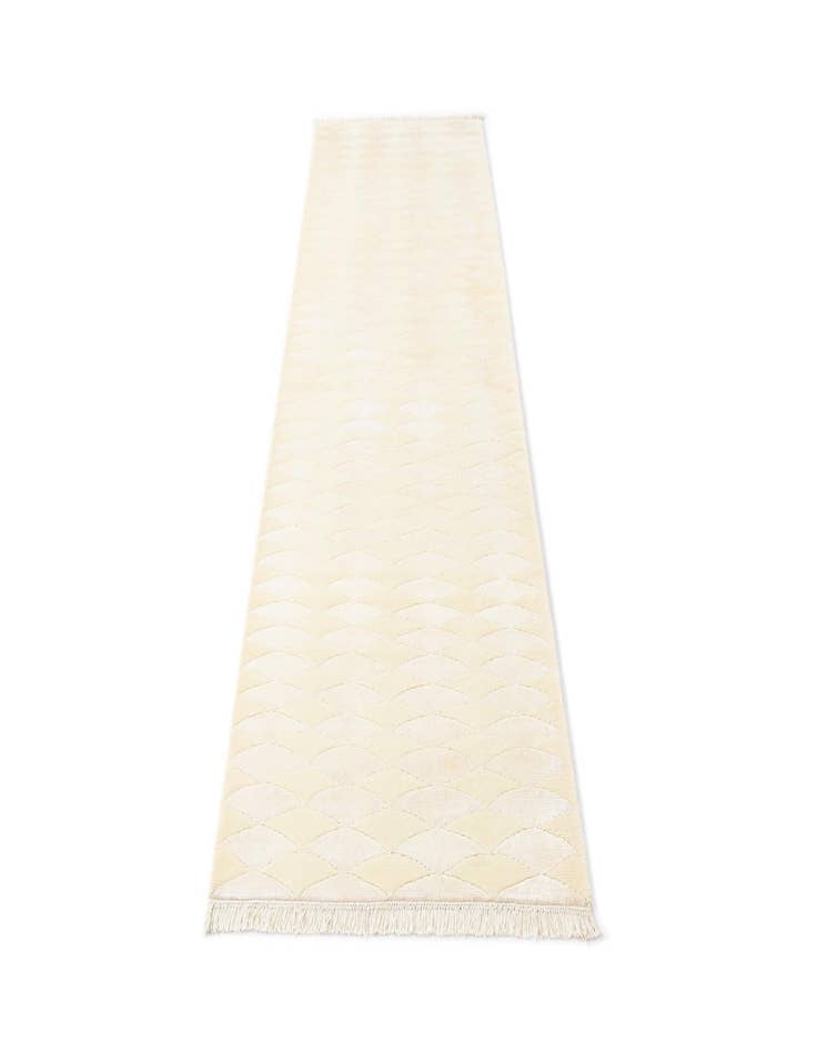 Detail image of 2' 7 x 9' 7  Hand Knotted Darya Wool Runner Rug