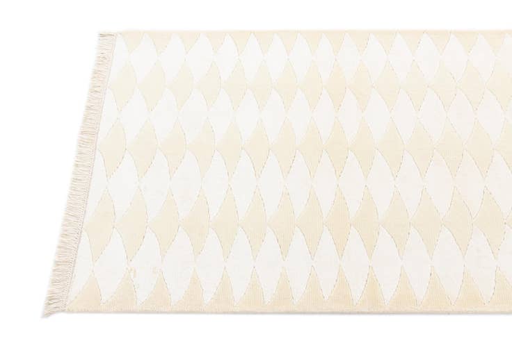 Detail image of 2' 7 x 9' 7 Hand Knotted Darya Wool Runner Rug