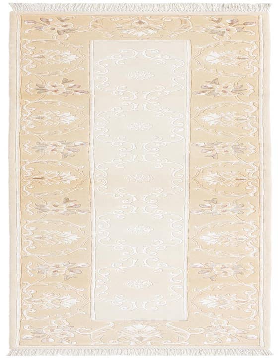 Detail image of 2' 9 x 10' Hand Knotted Darya Wool Runner Rug