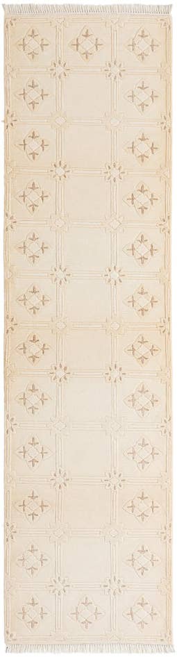 Detail image of 2' 11 x 9' 9 Hand Knotted Darya Wool Runner Rug