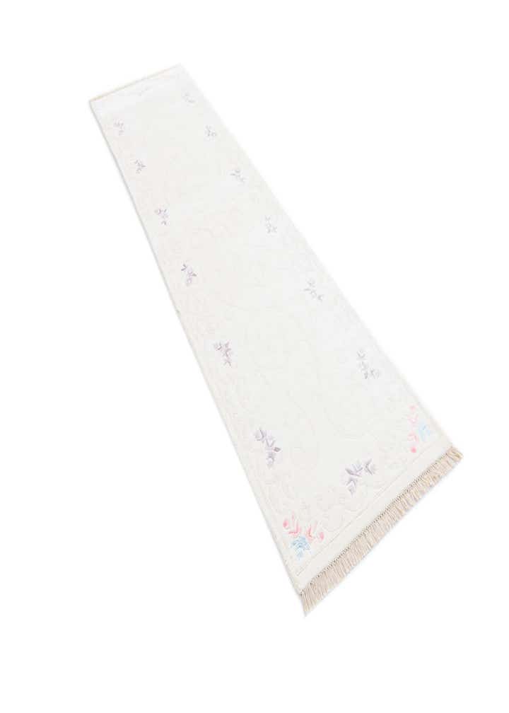 2' 7 x 9' 9 Hand Knotted Darya Wool Runner Rug