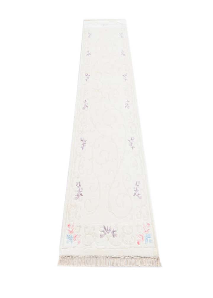 2' 7 x 9' 9 Hand Knotted Darya Wool Runner Rug