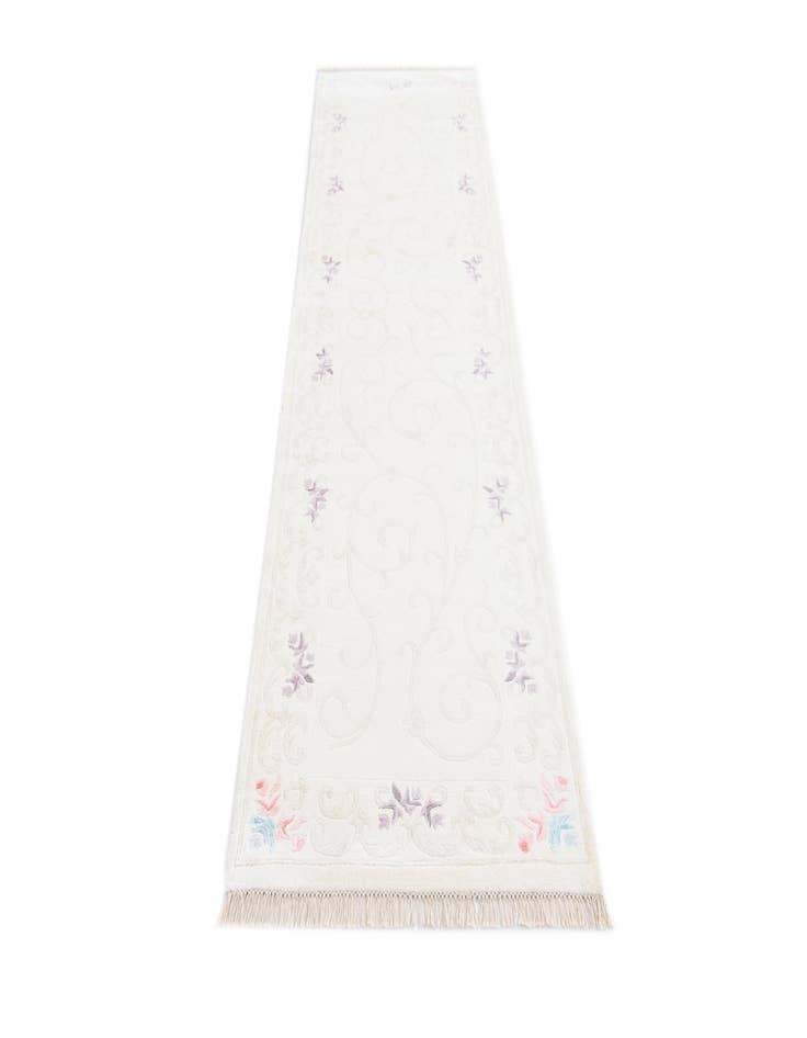 Detail image of 2' 7 x 9' 9 Hand Knotted Darya Wool Runner Rug