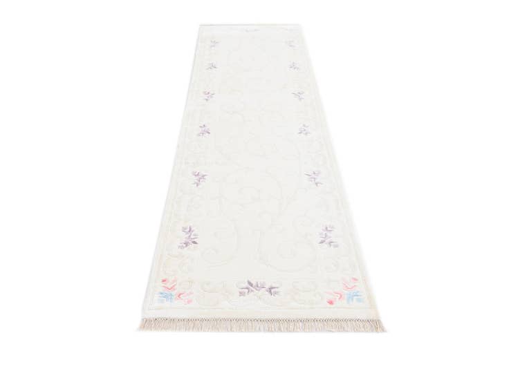 Detail image of 2' 7 x 9' 9 Hand Knotted Darya Wool Runner Rug