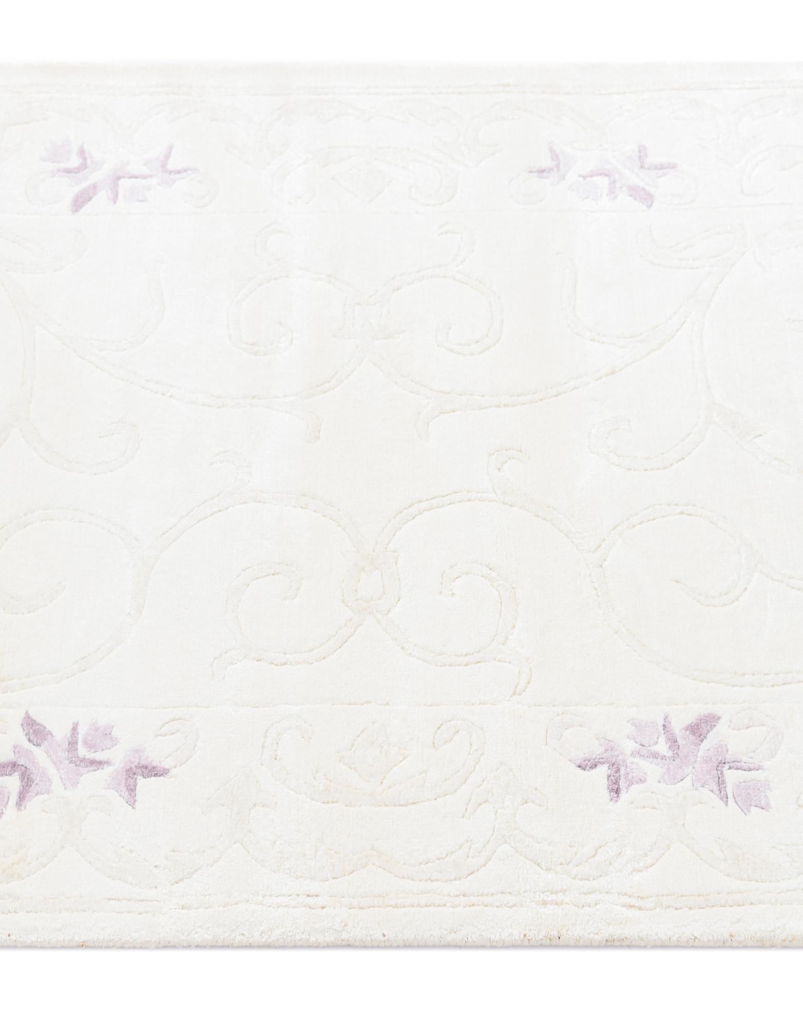 2' 7 x 9' 9 Hand Knotted Darya Wool Runner Rug