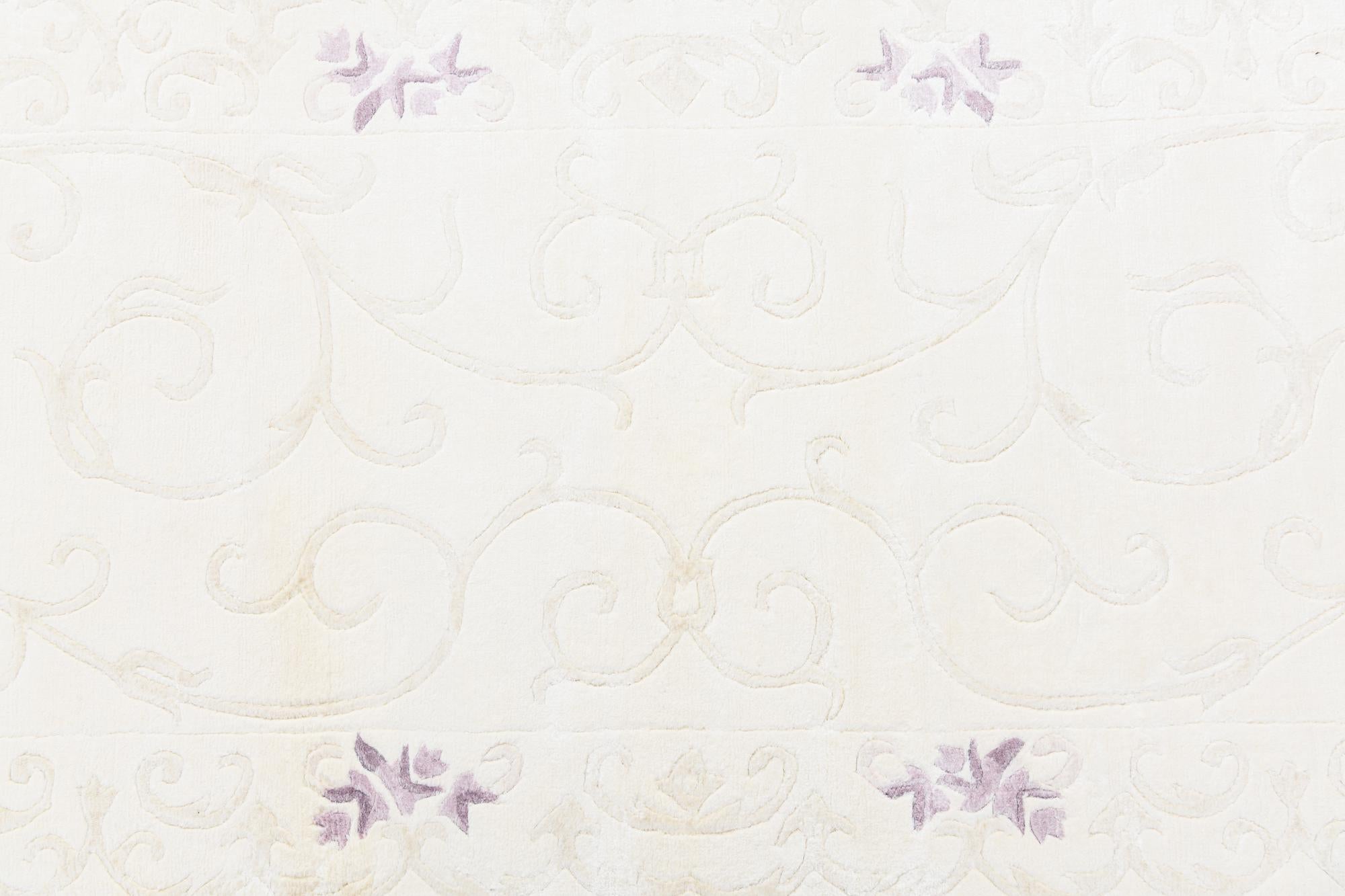 2' 7 x 9' 9 Hand Knotted Darya Wool Runner Rug