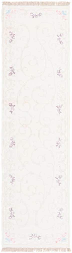 2' 7 x 9' 9 Hand Knotted Darya Wool Runner Rug