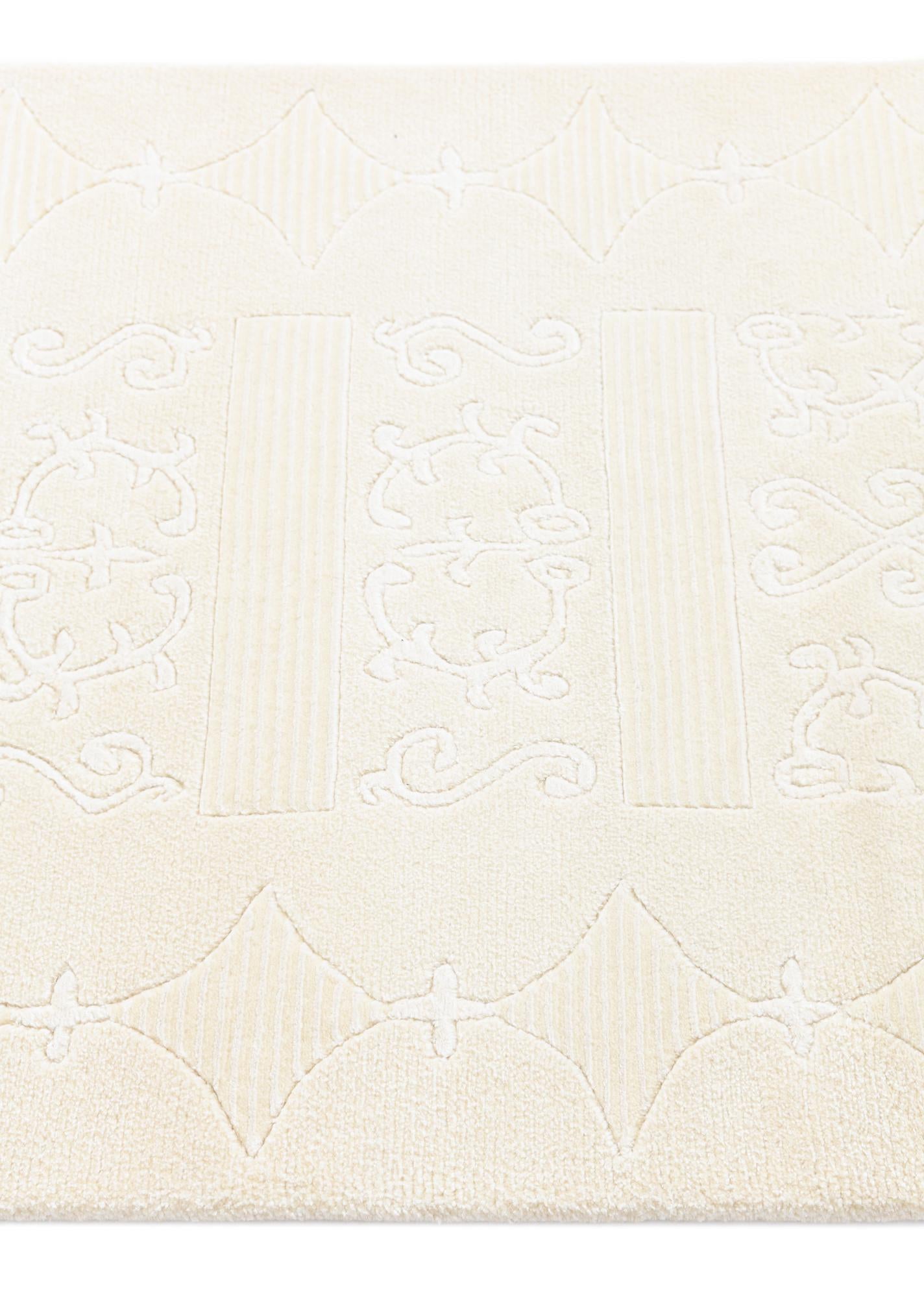 2' 9 x 9' 9 Hand Knotted Darya Wool Runner Rug