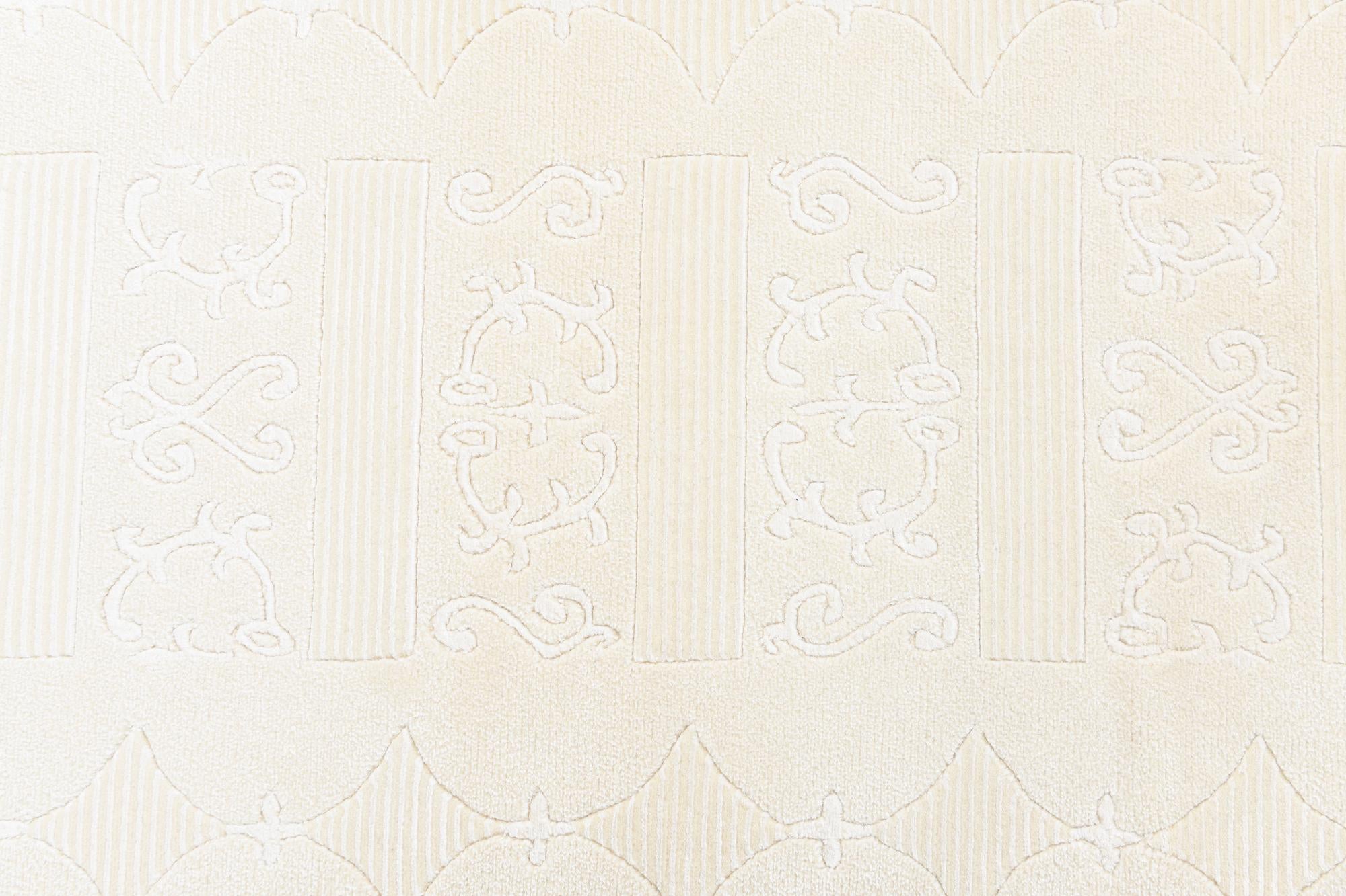 2' 9 x 9' 9 Hand Knotted Darya Wool Runner Rug