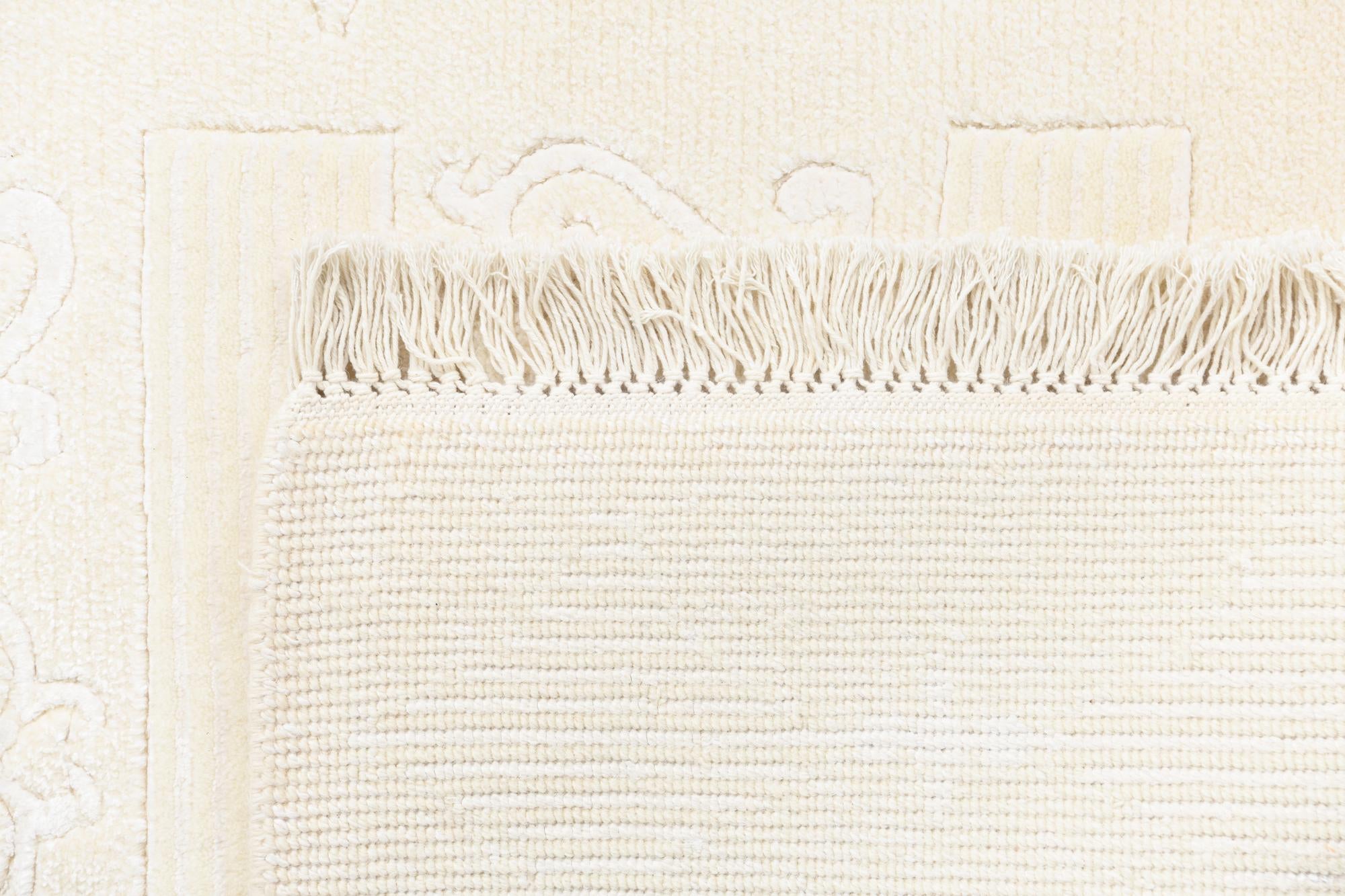 2' 9 x 9' 9 Hand Knotted Darya Wool Runner Rug
