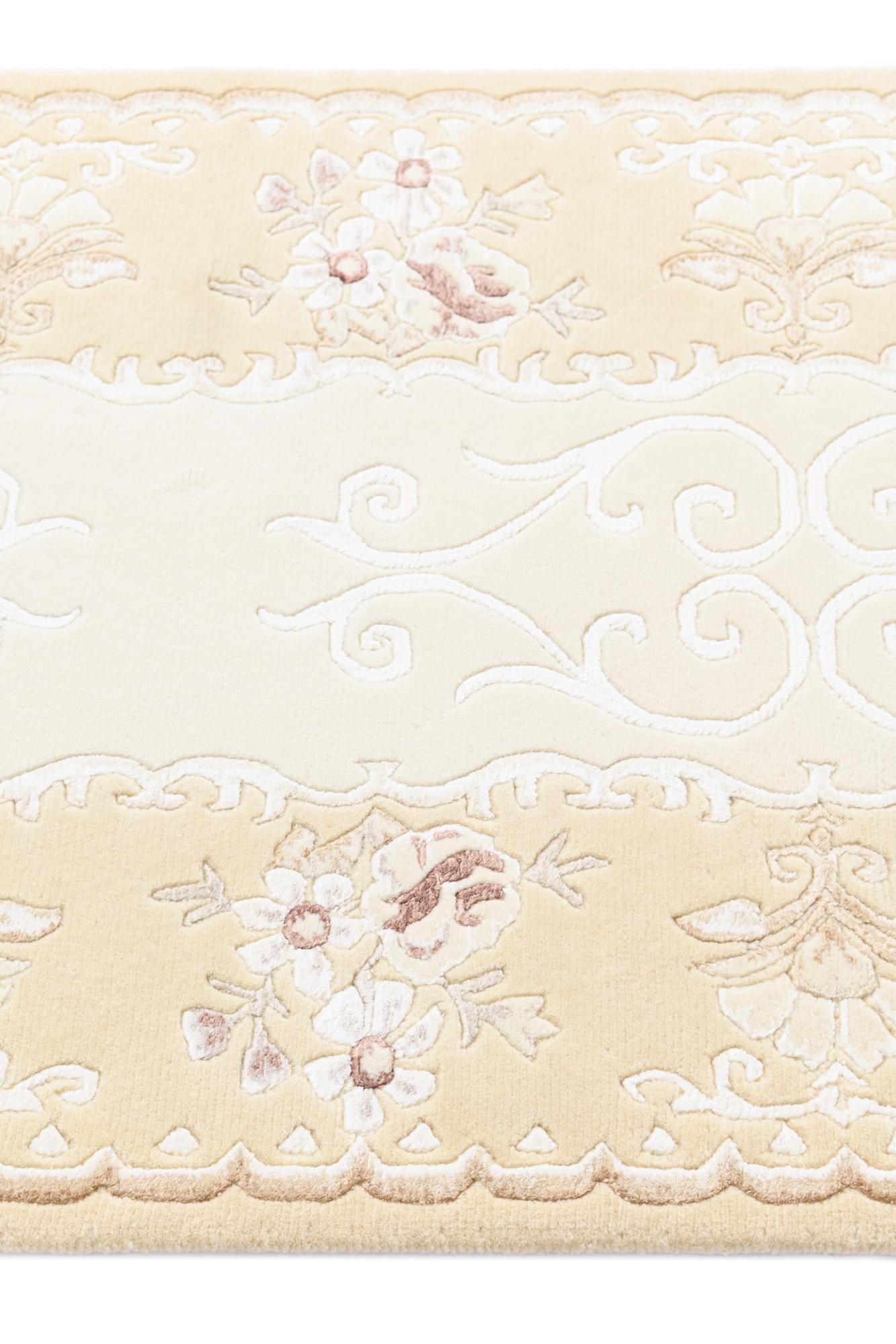 2' 9 x 10' Hand Knotted Darya Wool Runner Rug