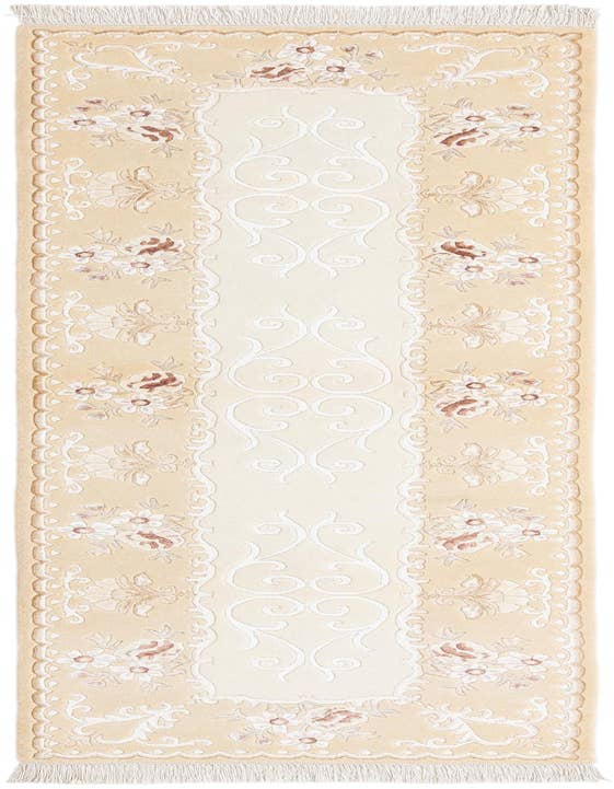 Detail image of 2' 9 x 10' Hand Knotted Darya Wool Runner Rug