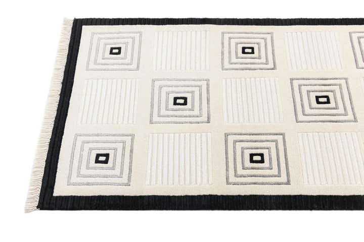2' 7 x 9' 10 Hand Knotted Darya Wool Runner Rug