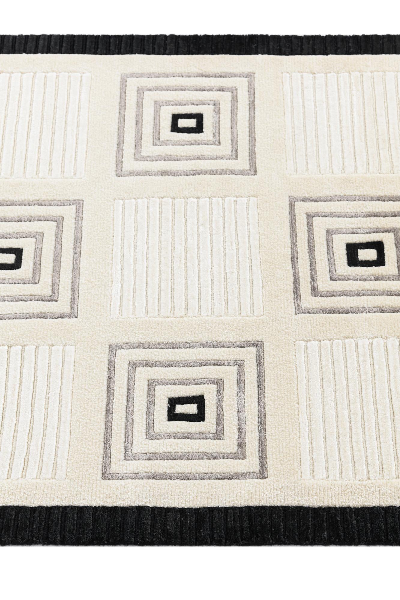 2' 7 x 9' 10 Hand Knotted Darya Wool Runner Rug