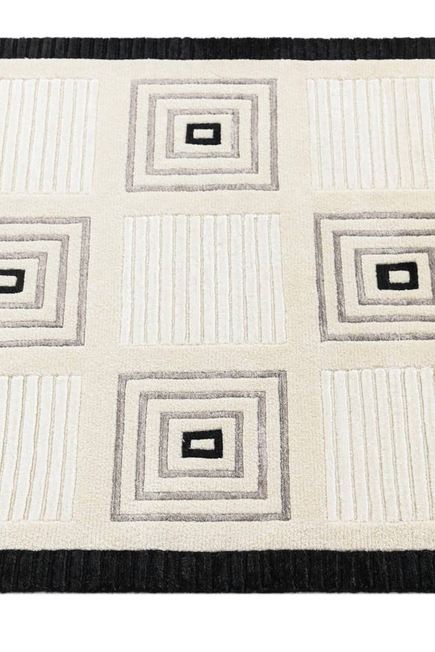 Detail image of 2' 7 x 9' 10 Hand Knotted Darya Wool Runner Rug