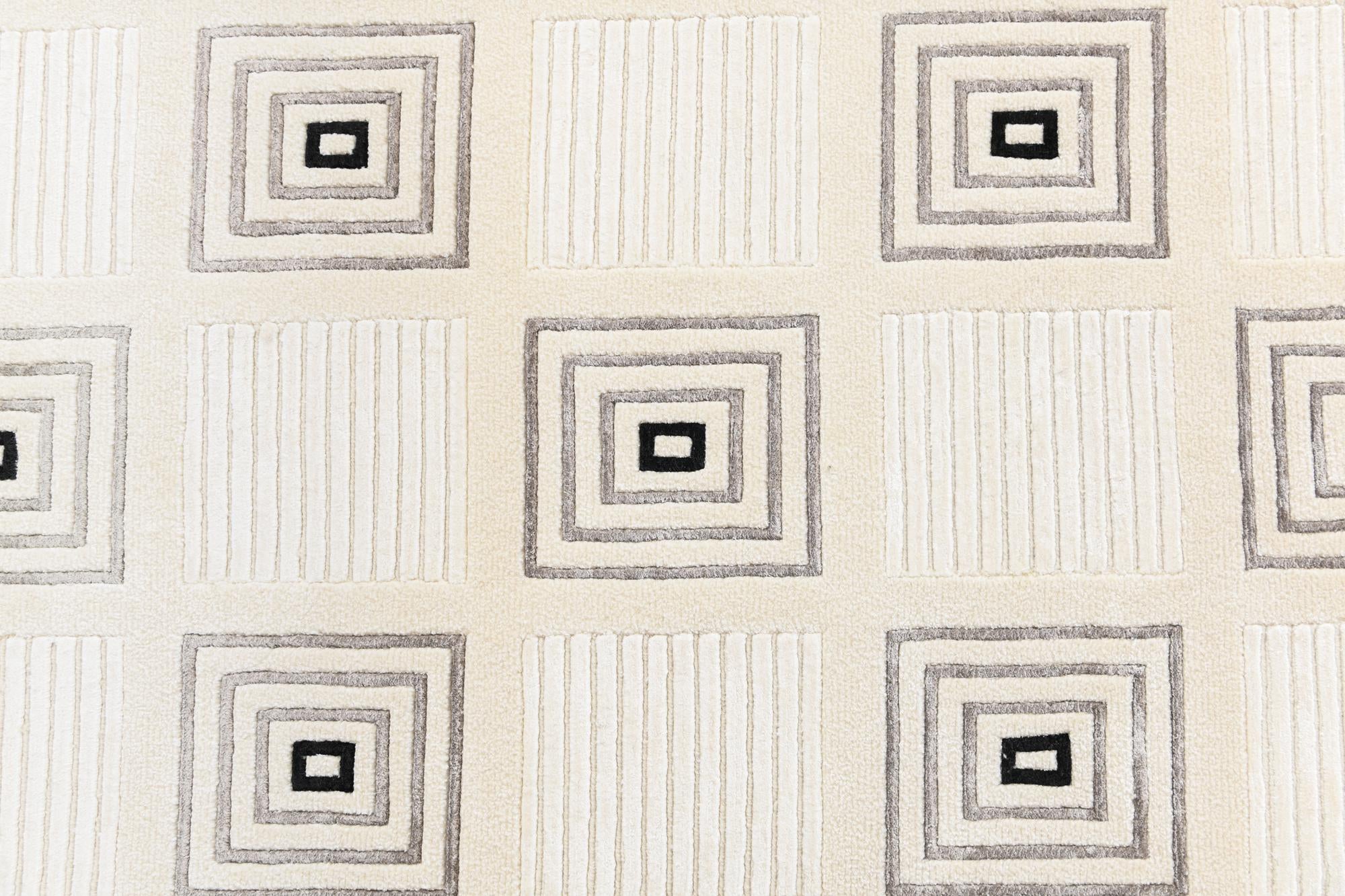 2' 7 x 9' 10 Hand Knotted Darya Wool Runner Rug