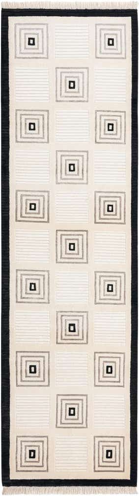 2' 7 x 9' 10 Hand Knotted Darya Wool Runner Rug