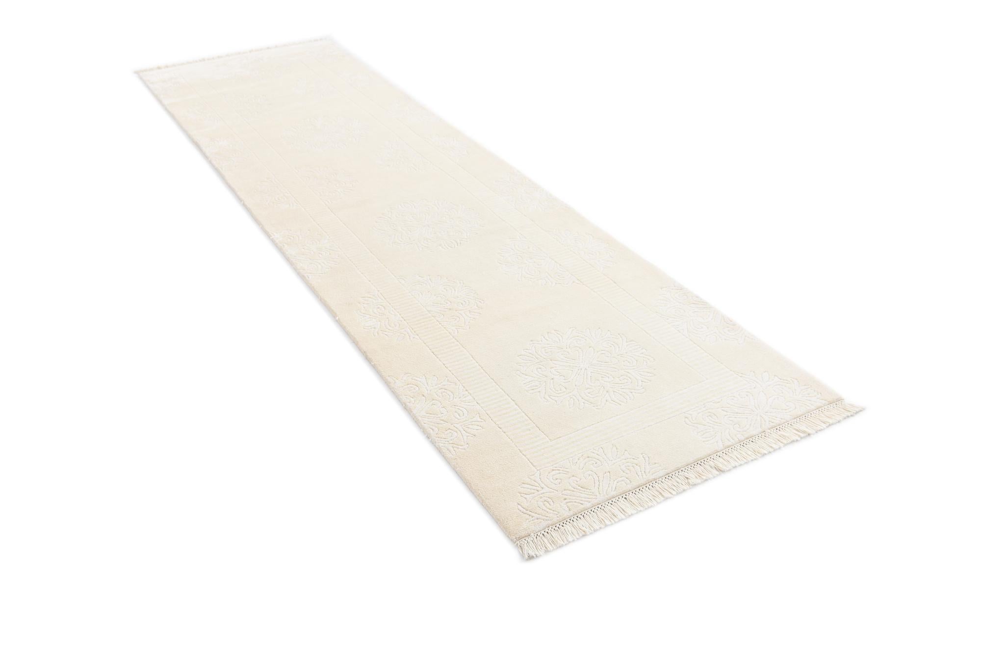 2' 10 x 10' 4 Hand Knotted Darya Wool Runner Rug