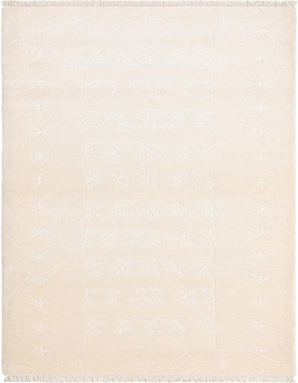 Detail image of 2' 11 x 9' 8 Hand Knotted Darya Wool Runner Rug