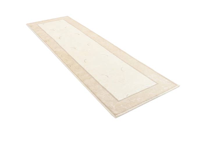 Detail image of 2' 9 x 10' Hand Knotted Darya Wool Runner Rug