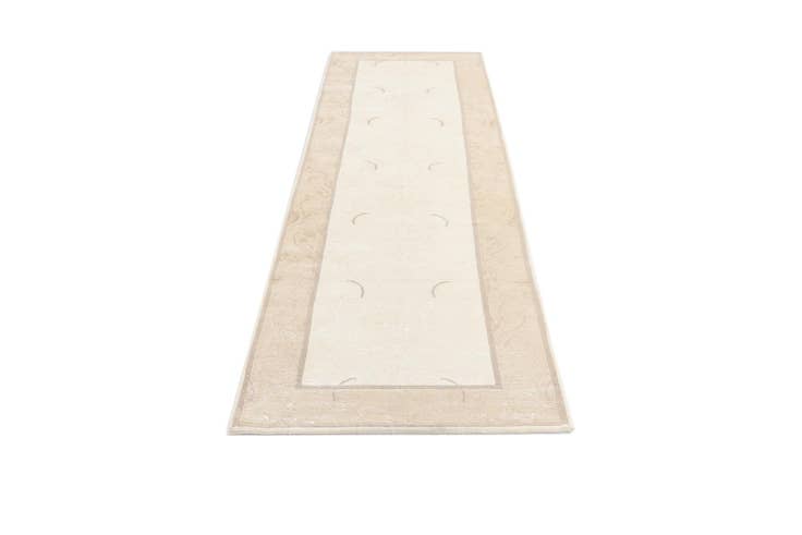 Detail image of 2' 9 x 10' Hand Knotted Darya Wool Runner Rug
