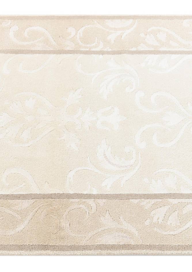 Detail image of 2' 9 x 10' Hand Knotted Darya Wool Runner Rug