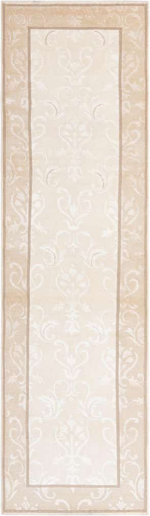 2' 9 x 10' Hand Knotted Darya Wool Runner Rug