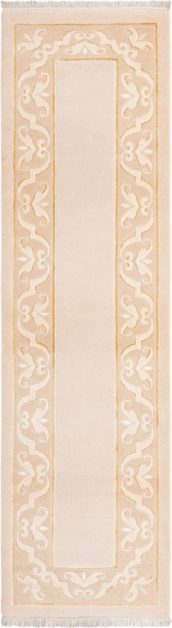 2' 9 x 9' 8 Hand Knotted Darya Wool Runner Rug