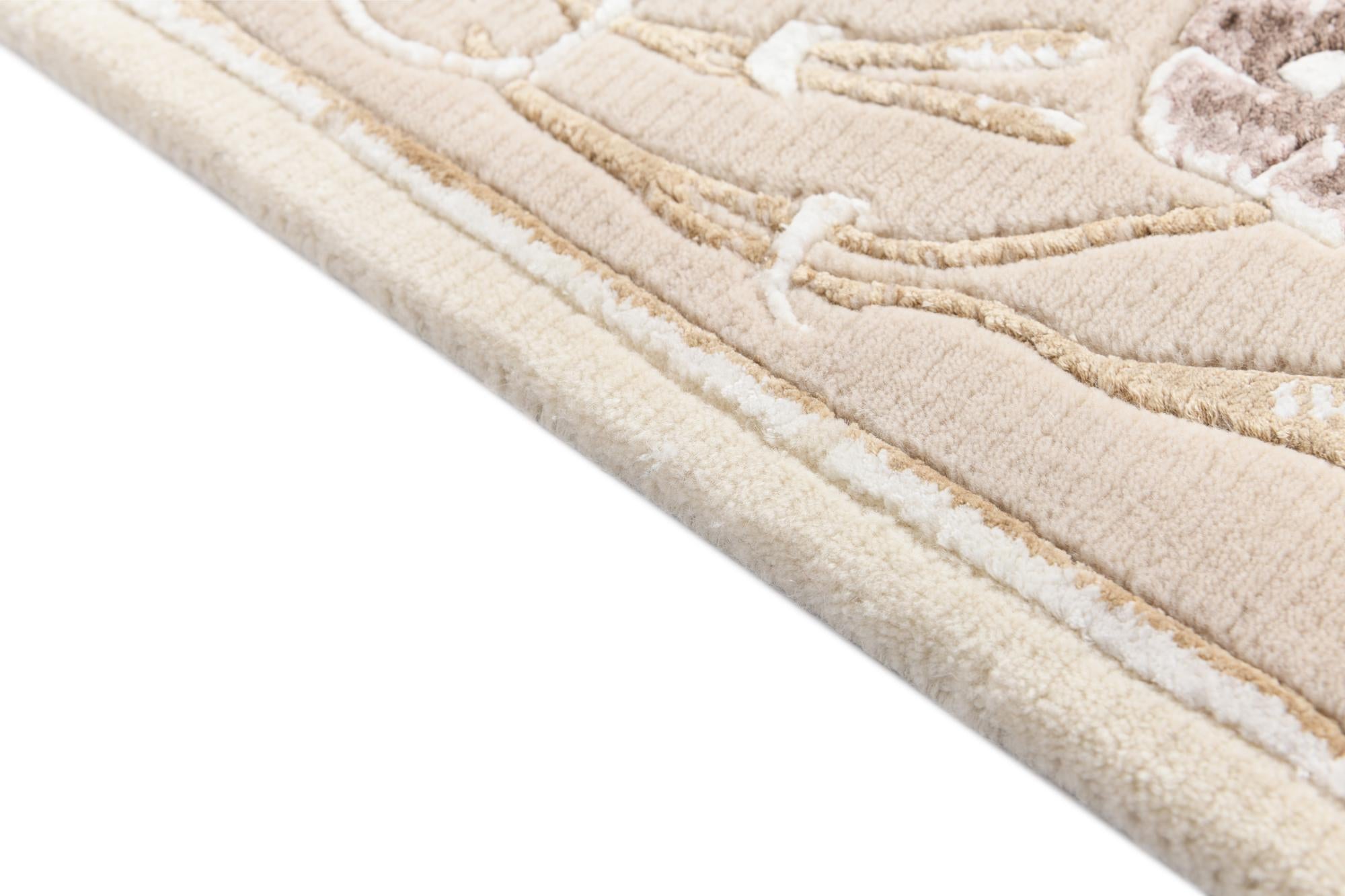 2' 11 x 9' 9 Hand Knotted Darya Wool Runner Rug