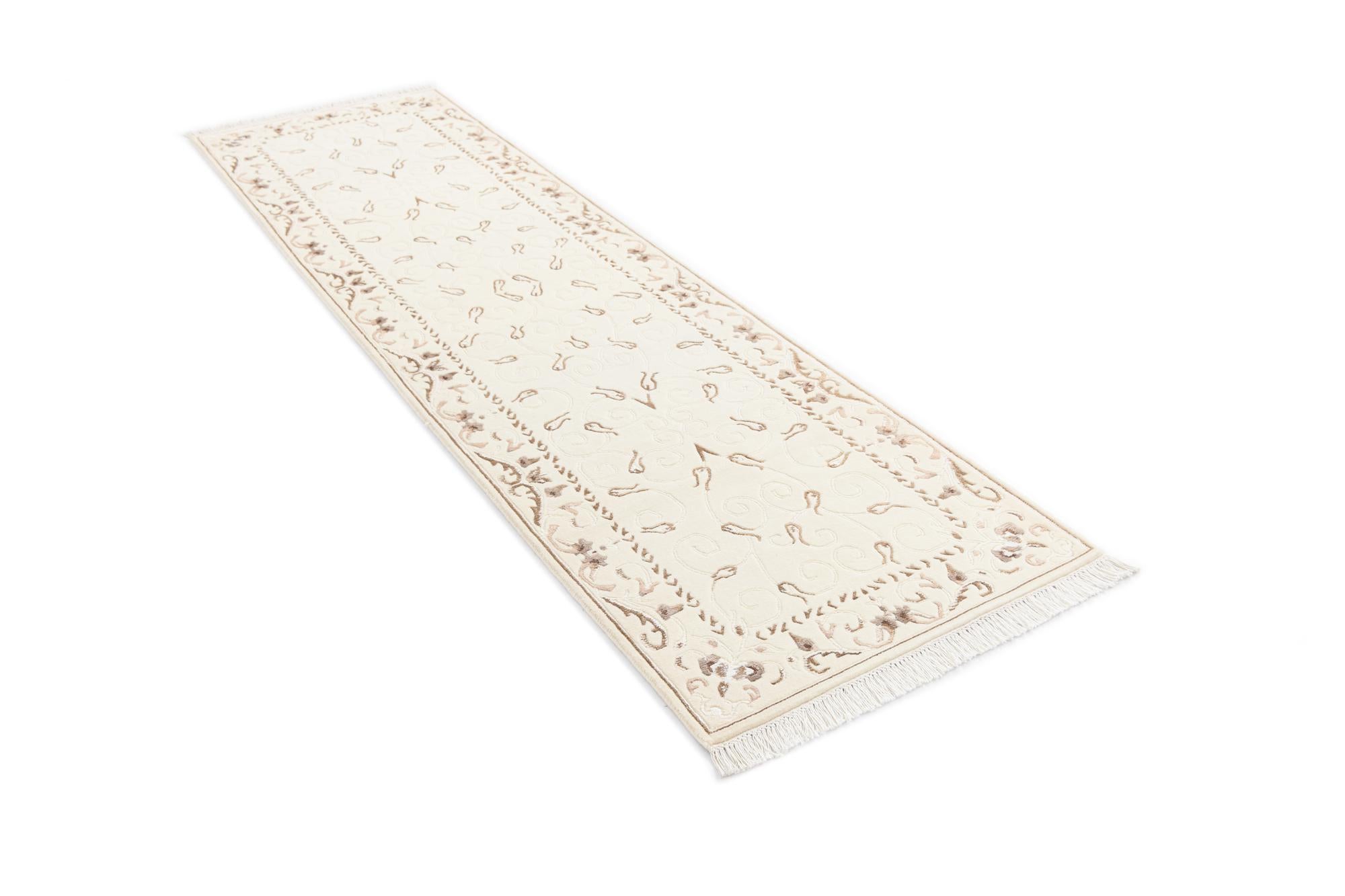 2' 8 x 9' 9 Hand Knotted Darya Wool Runner Rug