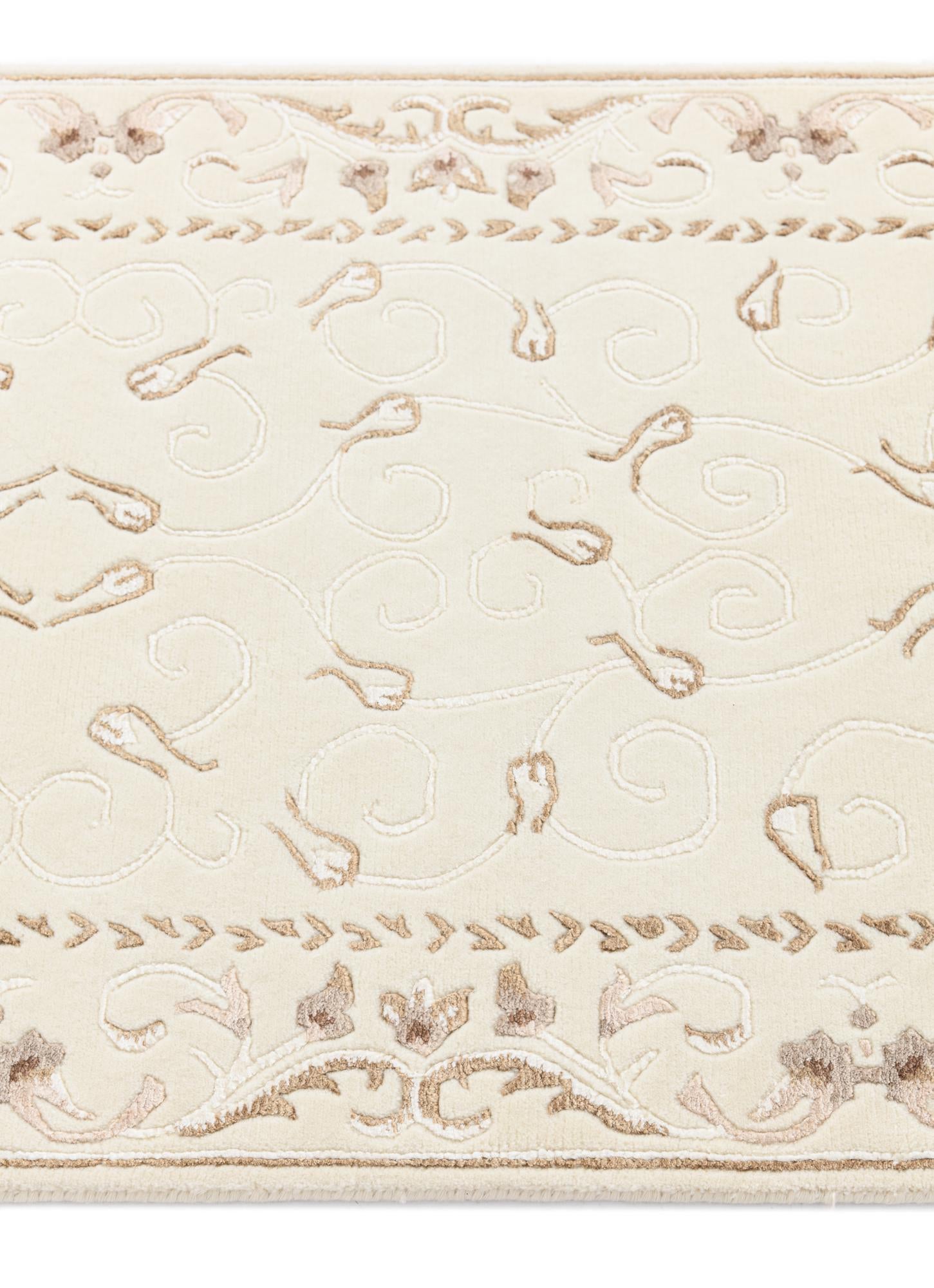 2' 8 x 9' 9 Hand Knotted Darya Wool Runner Rug