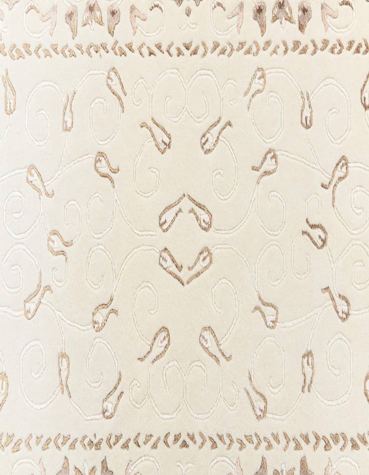 Detail image of 2' 8 x 9' 9  Hand Knotted Darya Wool Runner Rug