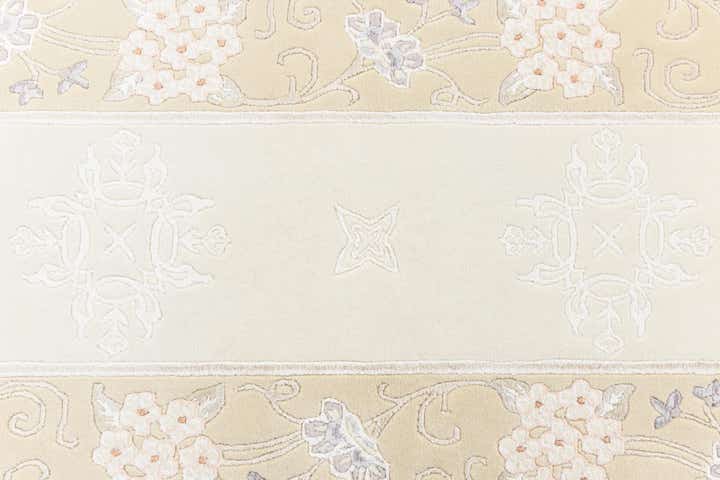 2' 9 x 9' 9 Hand Knotted Darya Wool Runner Rug