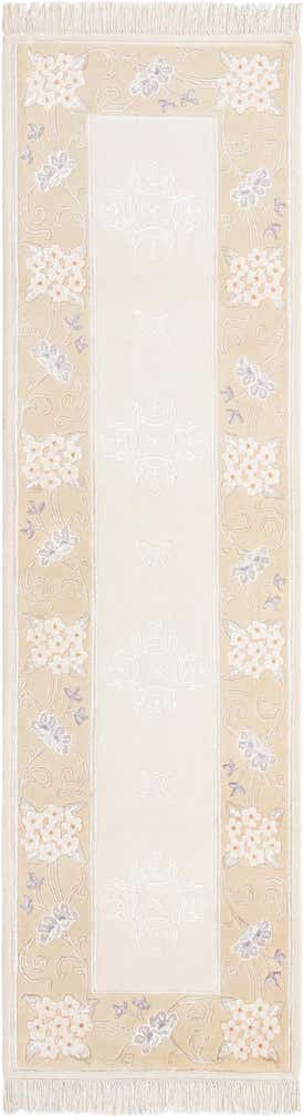 2' 9 x 9' 9 Hand Knotted Darya Wool Runner Rug
