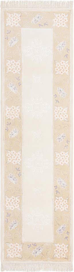 Detail image of 2' 9 x 9' 9 Hand Knotted Darya Wool Runner Rug