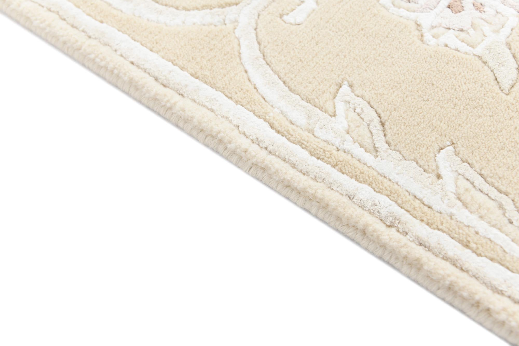 2' 8 x 9' 8 Hand Knotted Darya Wool Runner Rug