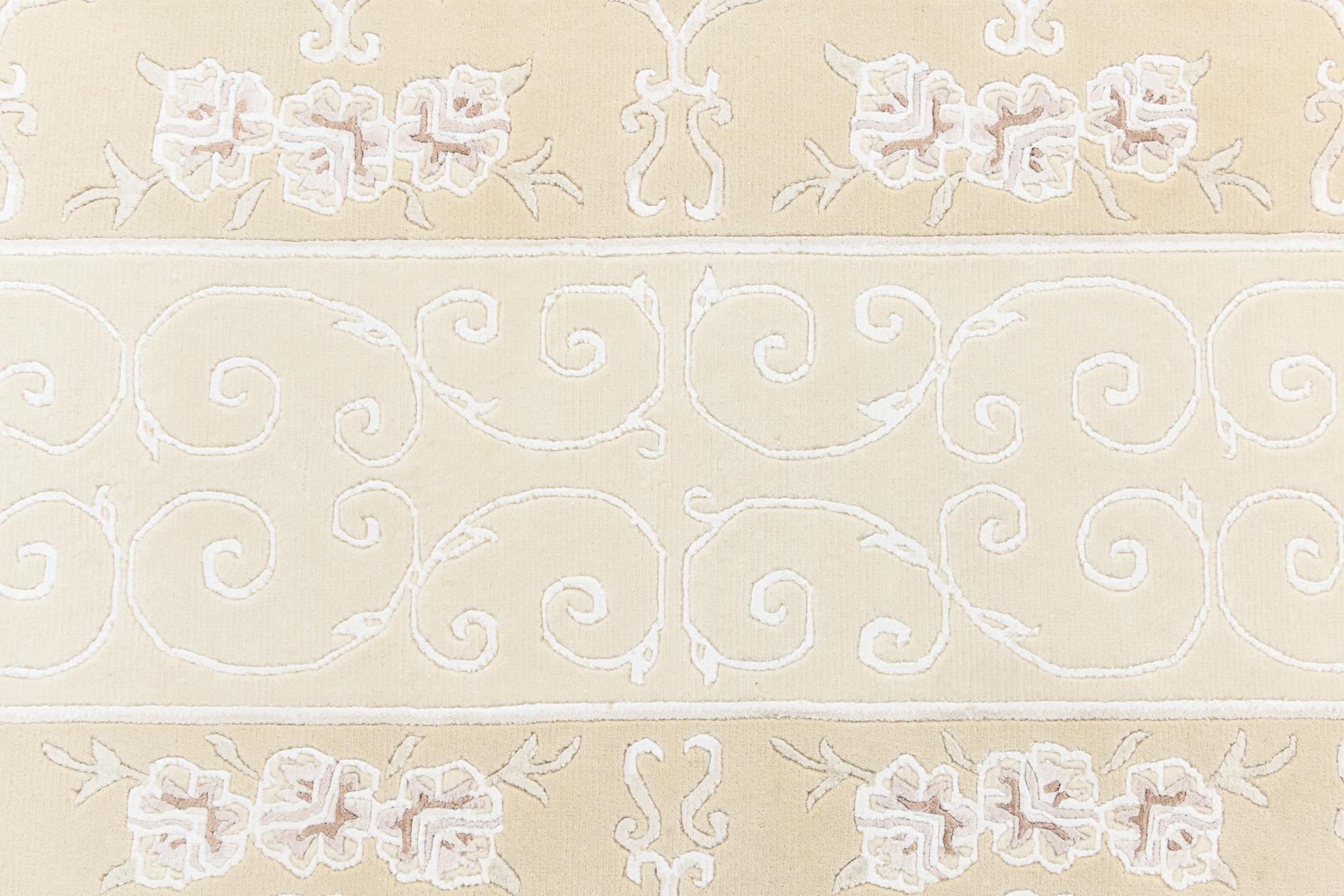 2' 8 x 9' 8 Hand Knotted Darya Wool Runner Rug