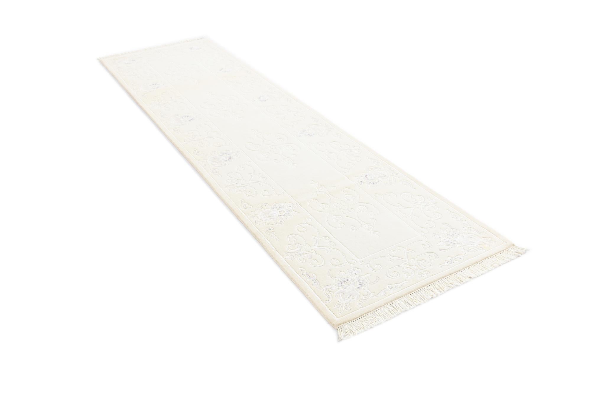2' 8 x 9' 8 Hand Knotted Darya Wool Runner Rug